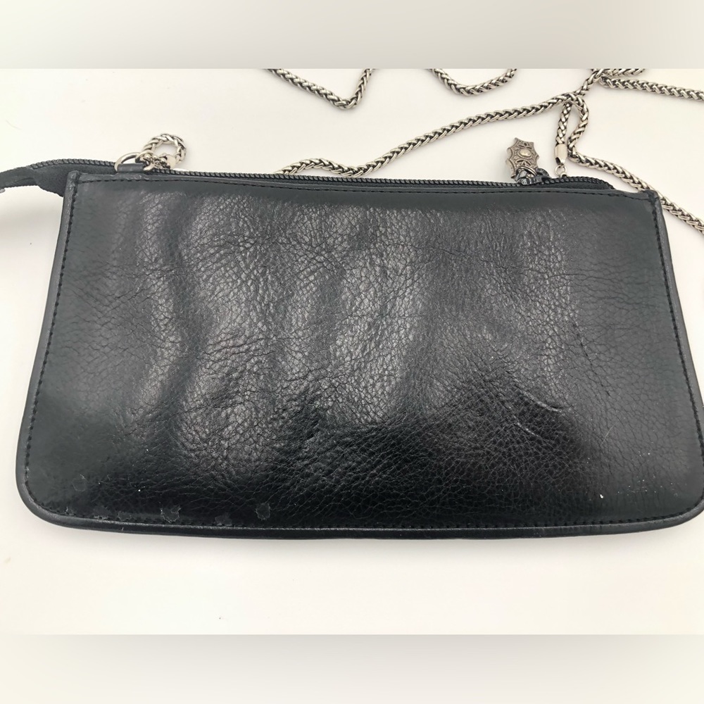 BRIGHTON leather crossbody, chain strap 💞 - Picture 4 of 10